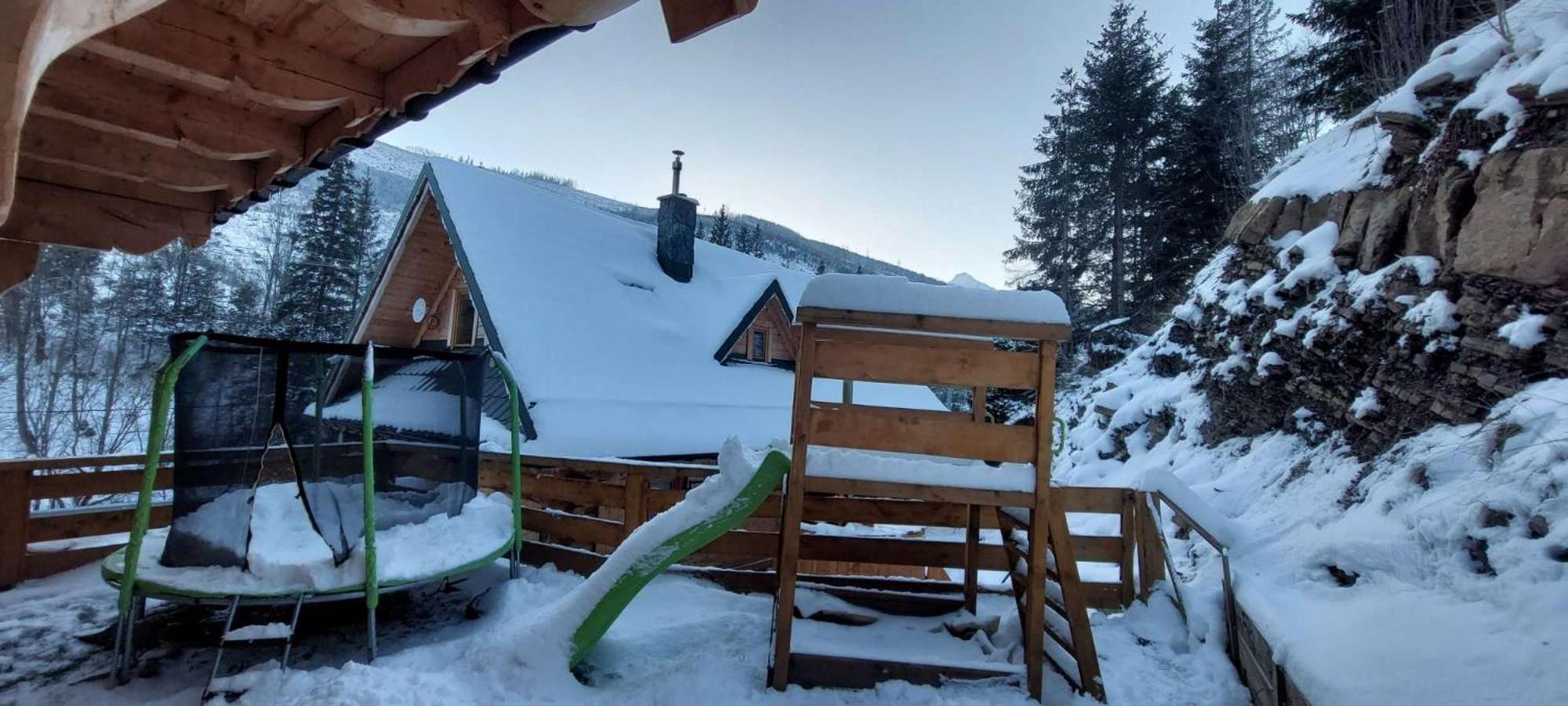 Stylovy Zrub Martina A S Kupacou Kadou A Detskym Ihriskom! Ždiar Dış mekan fotoğraf